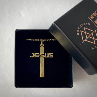 Jesus cross necklace