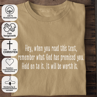 Hey, when you read this text Shirt