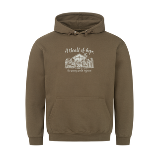 Thrill of Hope weary world rejoices Christmas Hoodie