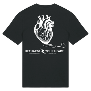 Recharge your Heart Unisex Shirt BackPrint