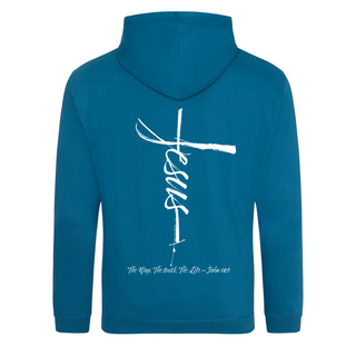 Aktion: Jesus Cross Hoodie BackPrint Farben