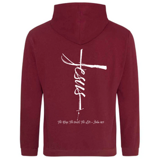 Aktion: Jesus Cross Hoodie BackPrint Farben