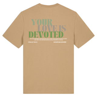 Love is devoted Unisex Shirt BackPrint