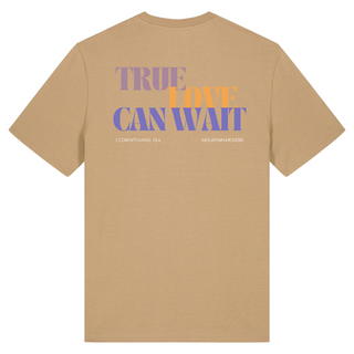 True Love can wait Unisex Shirt BackPrint