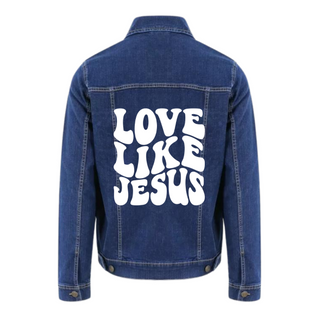 Love like Jesus Jeansjacke (Puffer Stick) Sommer Deal
