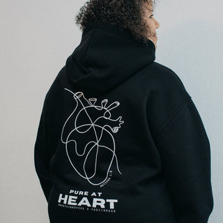 Pure at Heart Oversized Hoodie Front & BackPrint x Free!ndeed