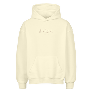 Jesus died for me Kalligrafie Oversize Hoodie