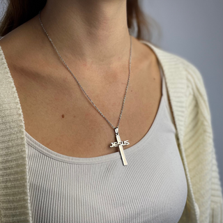 Jesus cross necklace