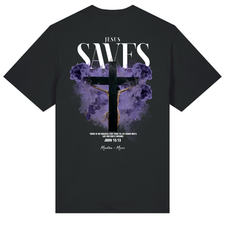 Jesus Saves Streetwear Oversized Shirt BackPrint