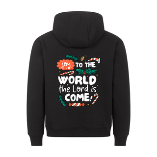 Joy to the World colored Christmas Hoodie