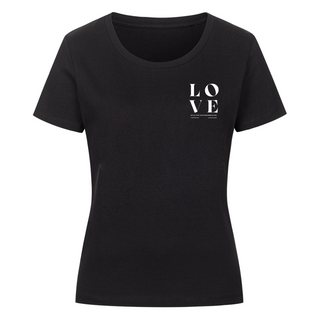 LOVE Alles geschehe in Liebe Frauen Shirt