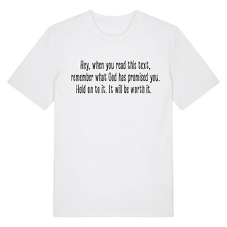 Hey, when you read this text shirt