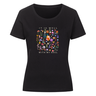 It is well (Flowers) Frauen Shirt