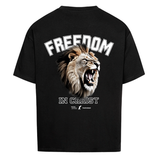 Freedom in Christ Oversized Shirt BackPrint x Free!ndeed