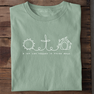 A lot can happen Shirt Sommerfarben