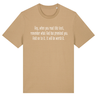 Hey, when you read this text shirt