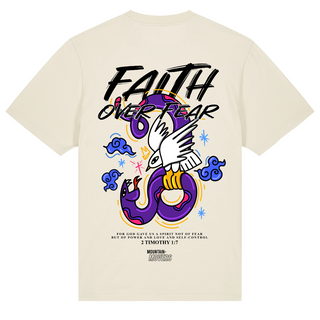 Faith over Fear Snake Oversized Shirt