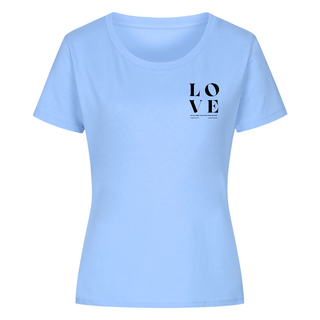 LOVE Alles geschehe in Liebe Frauen Shirt