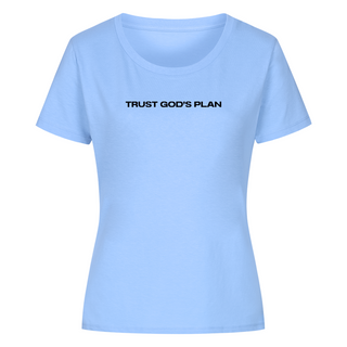 Trust God´s plan simple Frauen Shirt