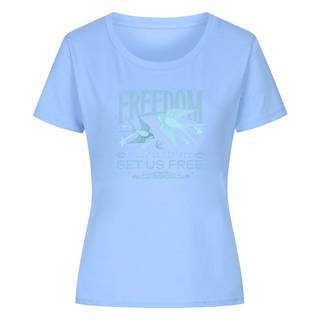 Freedom set us free Frauen Shirt