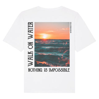 Walk on Water Oversized Shirt BackPrint Summer SALE