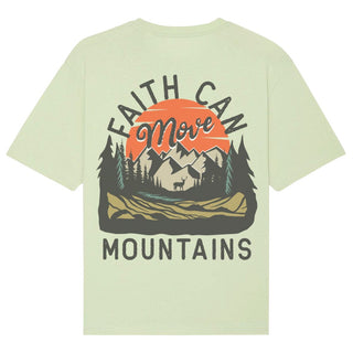 Mountains Retro Back Oversized T-shirt Lenteuitverkoop