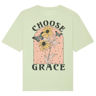 Choose Grace Oversized Shirt BackPrint Summer SALE