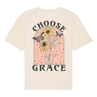 Choose Grace Oversized Shirt BackPrint Summer SALE