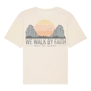 Walk by Faith Oversized T-shirt met print op de achterkant