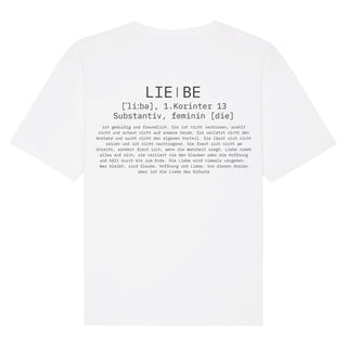 Definition Liebe Oversized Shirt BackPrint Summer SALE