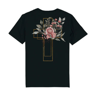 Golden Watercolor Cross Unisex Shirt Summer SALE