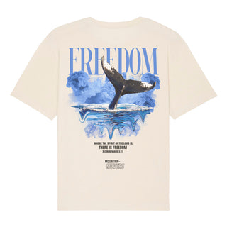 Freedom streetwear oversized T-shirt voorjaarsuitverkoop