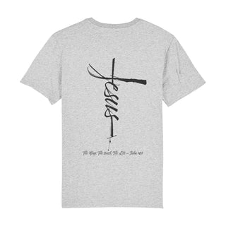 Jesus Cross T-Shirt BackPrint Kerstuitverkoop