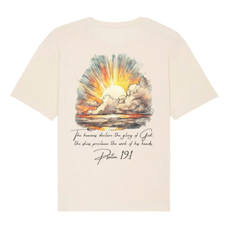 Heavens declare the Glory Oversized Shirt BackPrint Spring Sale