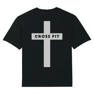 Crossfit Gym Oversized T-shirt met print op de achterkant Lenteuitverkoop