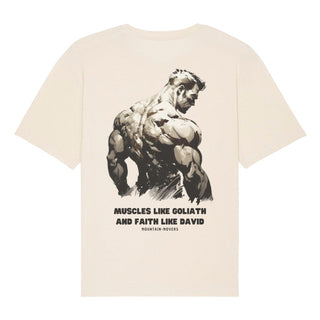 Muscles like Goliath Oversized Shirt BackPrint Summer SALE