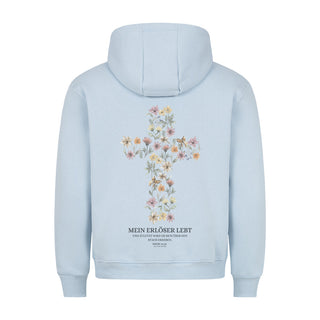 Mein Erlöser lebt Hoodie BackPrint Summer SALE