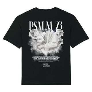 Psalm 23 streetwear oversized T-shirt met backprint lenteuitverkoop