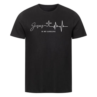 Jezus is mijn levenslijn T-shirt voorjaarsuitverkoop