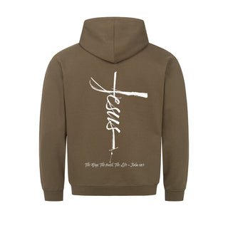 Aktion: Jesus Cross Hoodie BackPrint Farben