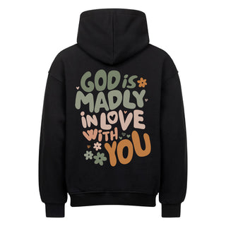 Madly in Love Hoodie Oversized Hoodie BackPrint Kerstuitverkoop