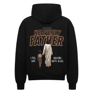 Heavenly Father Oversized Zipper Hoodie Front- und BackPrint Summer SALE