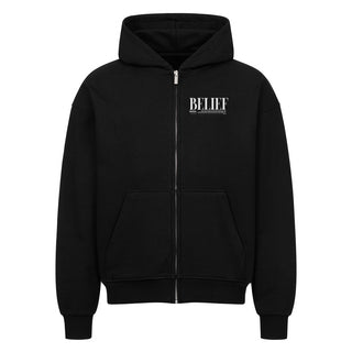 Aktion: Belief Streetwear Oversized Zipper Hoodie BackPrint