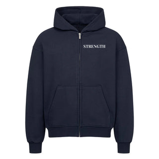 Strength Streetwear Oversized hoodie met rits Lenteuitverkoop