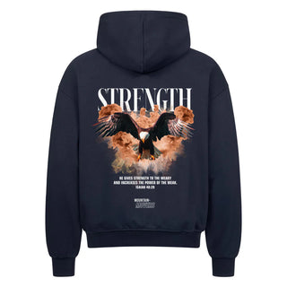 Strength Streetwear Oversized hoodie met rits Lenteuitverkoop