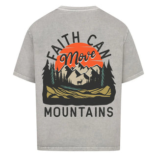 Mountains Retro Back Oversized T-shirt Lenteuitverkoop