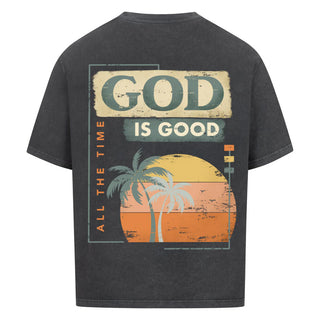 God is Good Oversized shirt BackPrint Lenteuitverkoop