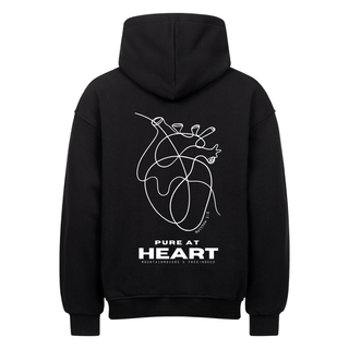 Pure at Heart Oversized Hoodie Front & BackPrint x Free!ndeed