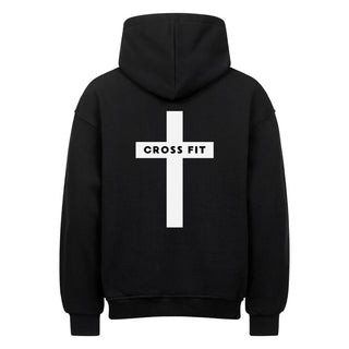 Cross fit Gym Oversized Hoodie BackPrint