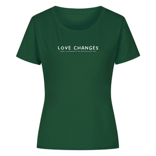 Jesus love changes women's shirt